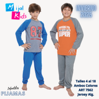 MIJAL KIDS PIJAMA VARON JERSEY ALGODON T12/18