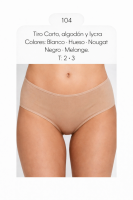 MIJAL BOMBACHA Tiro Corto lisa, algodon y lycra 