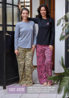 MISS RACHEL PIJAMA MUJER JERSEY PTLON ESTAMP ANIMAL PRINT T54/60