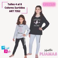 MIJAL KIDS PIJAMA NENA JERSEY ALGODON T4/8