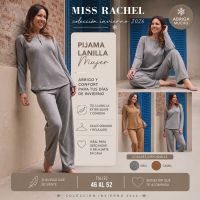 MISS RACHEL PIJAMA MUJER LANILLA WAFLE T46/52